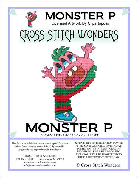 Monster Letter P
