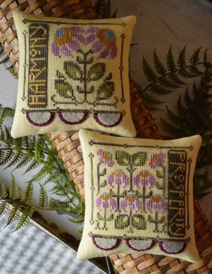 click here to view larger image of Garden Duet - Penny Pillow Series 3 ()