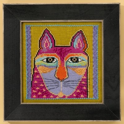 Wild Pink Cat - Cats Collection (Linen)