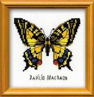 click here to view larger image of Swallowtail Butterfly - Happy Bee (counted cross stitch kit)