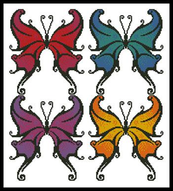 click here to view larger image of Butterfly Swirls  (Tammy Sue) (chart)