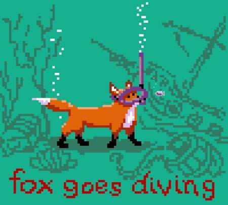 Fox Goes Diving
