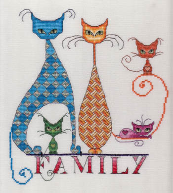 click here to view larger image of Cat Family (chart)