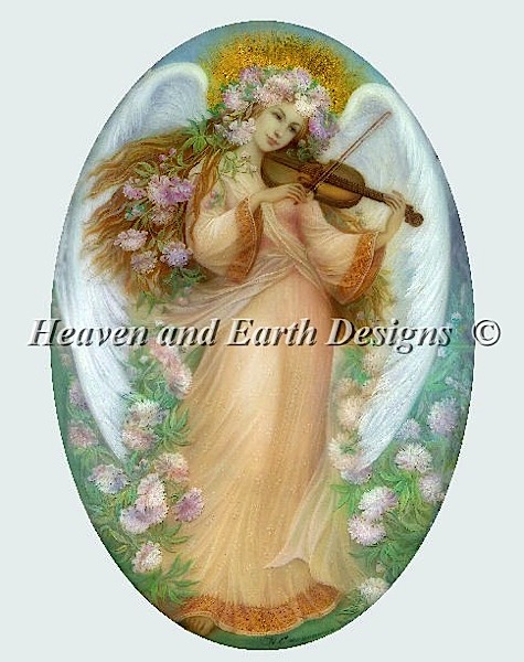 click here to view larger image of Angel With Violin (chart)