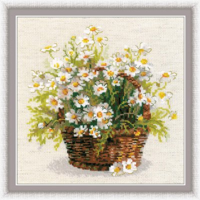 click here to view larger image of Daisies (counted cross stitch kit)