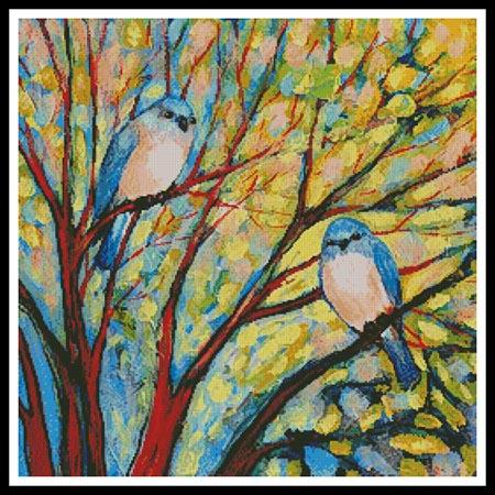 Two Bluebirds  (Jennifer Lommers)