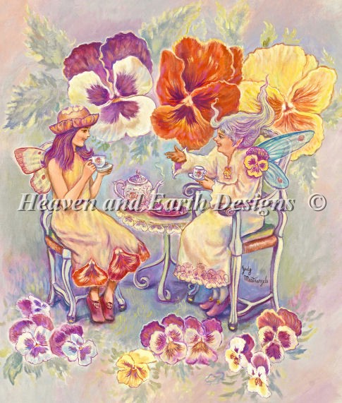 click here to view larger image of Pansy Fairies (chart)