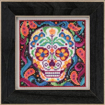 click here to view larger image of Sugar Skull (counted cross stitch kit)