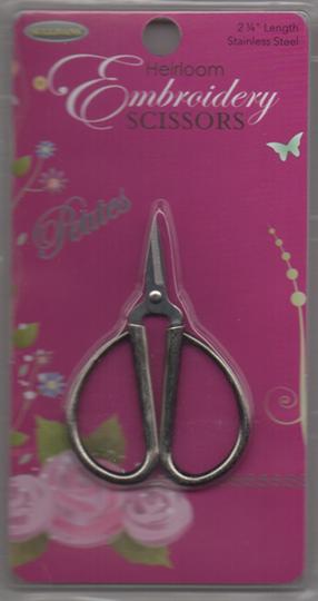 Petite Embroidery Scissors - Silver - Blister Package