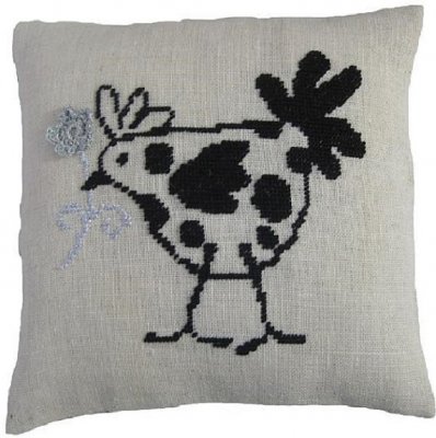 French Hen - Pillow Front