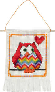click here to view larger image of MFK Red Owl (counted cross stitch kit)