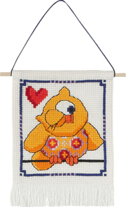 click here to view larger image of MFK Yellow Owl (counted cross stitch kit)