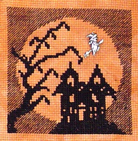 Haunted House In The Moon (with one charm)