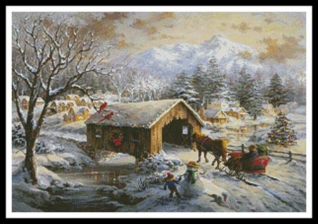 Covered Bridge in Winter  (Nicky Boehme)
