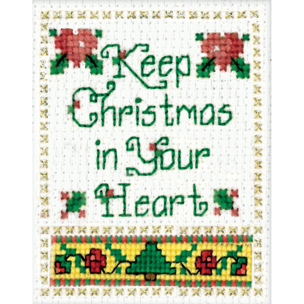 click here to view larger image of Christmas In Your Heart Ornament (counted cross stitch kit)