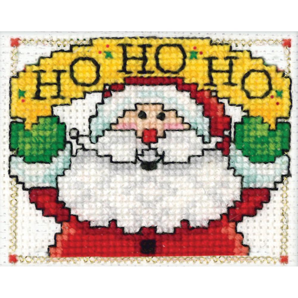 click here to view larger image of HO HO HO Ornament (counted cross stitch kit)