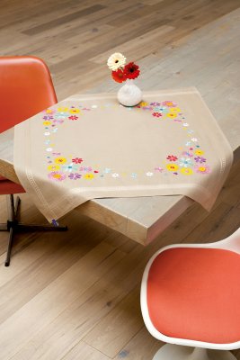 Bright Flowers Tablecloth