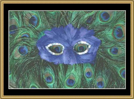 Mardi Gras Collection - Peacock Mask
