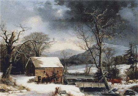 At the Mill - Winter