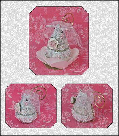 Juliet the Bride Mouse - Limited Edition Ornament and Embellishments
