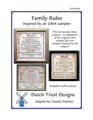click here to view larger image of Family Rules (chart)