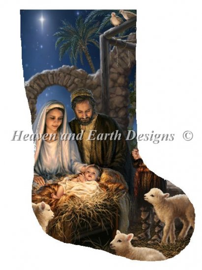 click here to view larger image of Stocking The Nativity (chart)