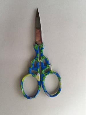 Blue and Yellow Floral Scissors