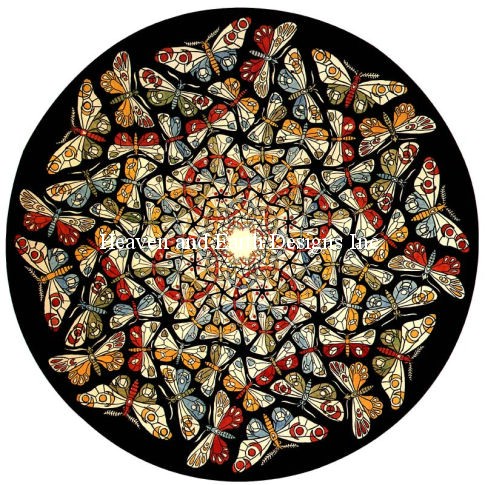 Circle Limit With Butterflies - M.C. Escher	