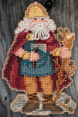 click here to view larger image of Celtic Wales Santa (2015) (counted cross stitch kit)