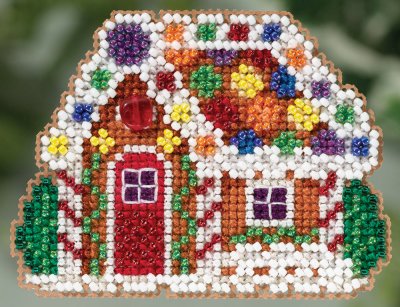 click here to view larger image of Gingerbread Cottage (2015) (counted cross stitch kit)