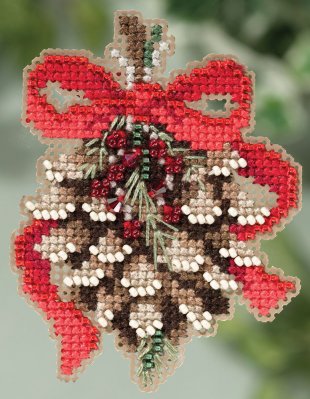 click here to view larger image of Pinecone (2015) (counted cross stitch kit)