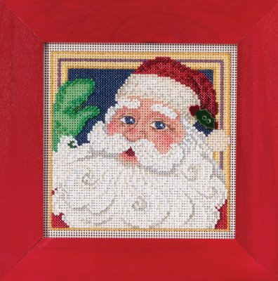 click here to view larger image of Jolly St Nick (2015) (counted cross stitch kit)