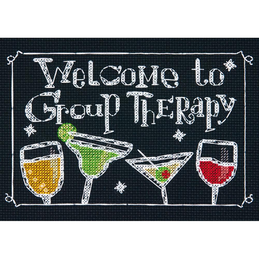 click here to view larger image of Group Therapy (counted cross stitch kit)