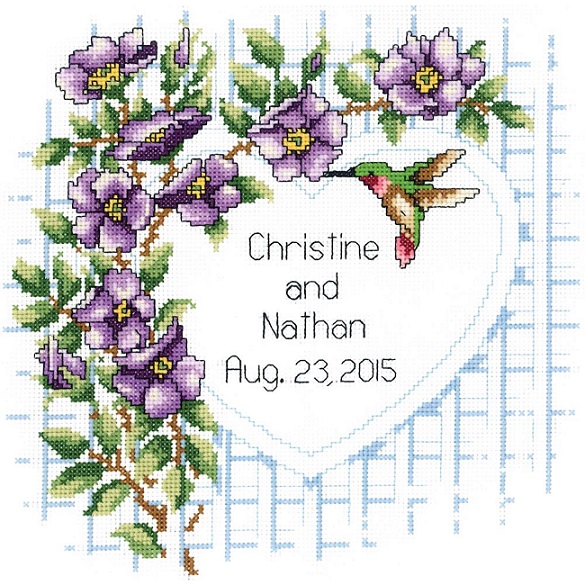 click here to view larger image of Garden Trellis (counted cross stitch kit)