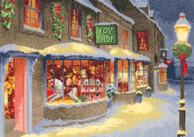 click here to view larger image of Christmas Toy Shop - Scene (Chart Only) (chart)