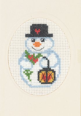 Snowman and Light Card with Envelope