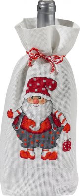 click here to view larger image of Santa Bottle Aprons (chart)