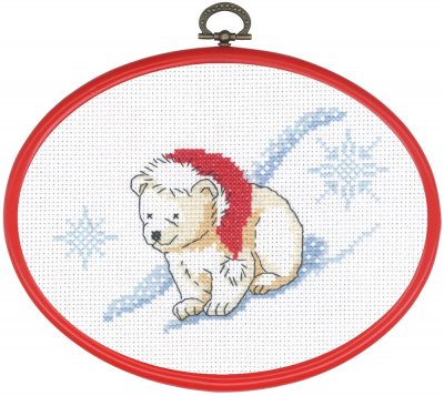 click here to view larger image of Ice / Bear On Front (counted cross stitch kit)