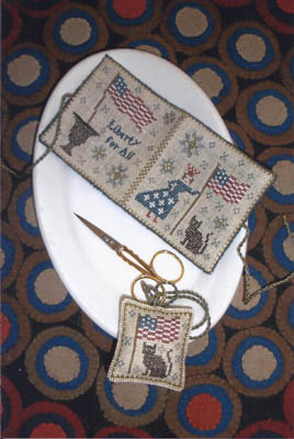 Lady Liberty Needle Book and Fob