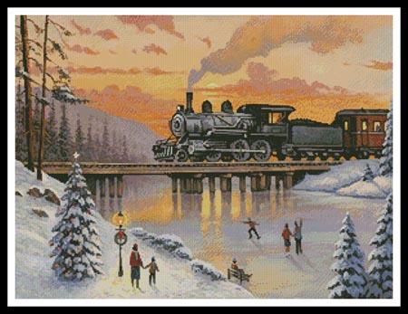 Railroad On The Ice Bridge  (John Zaccheo)