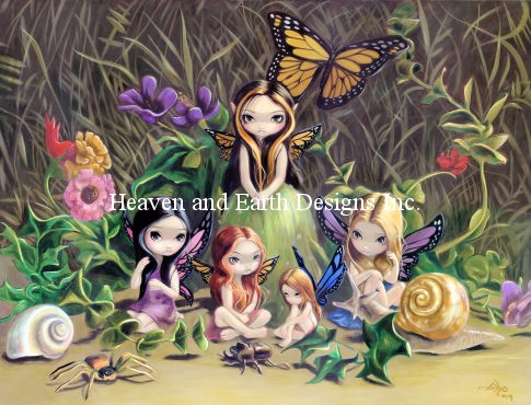 click here to view larger image of Mini A Gathering Of Fairies (chart)