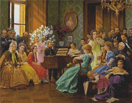 Bedrich Smetana and Friends in 1865