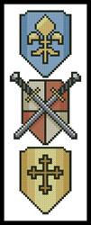 click here to view larger image of Swords and Shields Bookmark (chart)