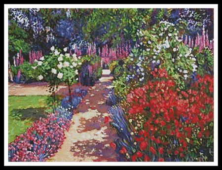 Romantic Garden Walk  (David Lloyd Glover)