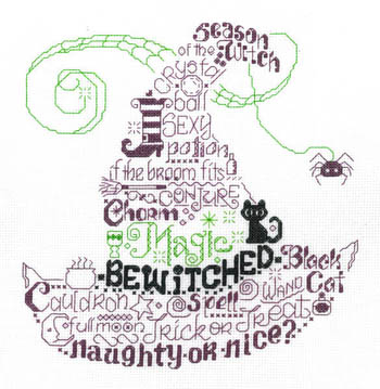click here to view larger image of Let's Be Wicked - Kit (counted cross stitch kit)
