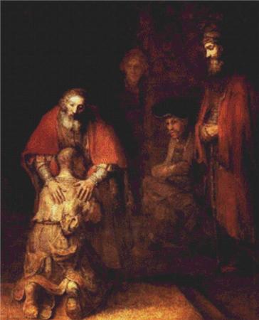 Return of the Prodigal Son, The - Rembrandt van Rijn
