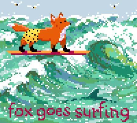 Fox Goes Surfing - Loxley Designs