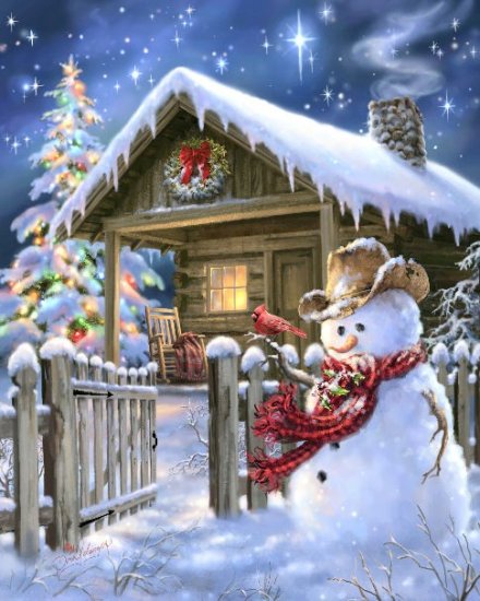 Christmas Cottage Mini - Dona Gelsinger