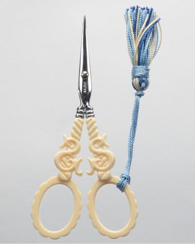 Faux Veined Ivory Style Scissors