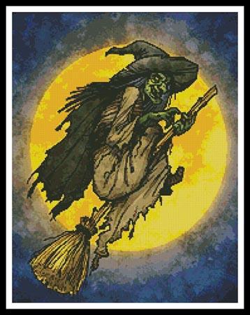Witch on a Broom 